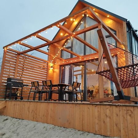 Domino - Domek Nad Jeziorem Bieniowice Exteriér fotografie