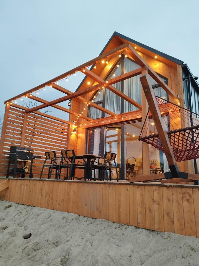 Domino - Domek Nad Jeziorem Bieniowice Exteriér fotografie